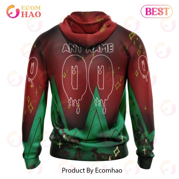 Minnesota Wild Specialized Jersey For Halloween Night 3D Hoodie
