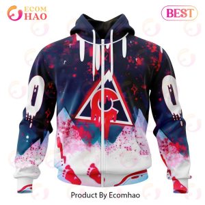 NHL Colorado Avalanche Specialized Jersey For Halloween Night 3D Hoodie