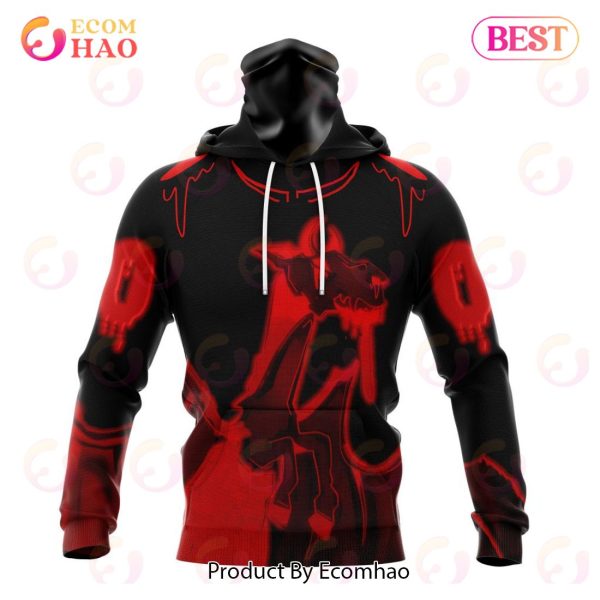NHL New Jersey Devils Specialized Jersey For Halloween Night 3D Hoodie