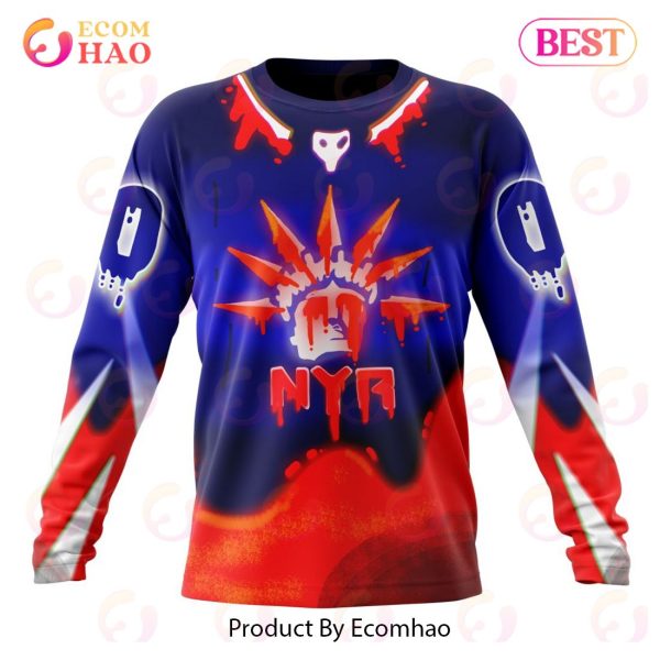 New York Rangers NHL Special Jersey For Halloween Night Hoodie T Shirt -  Growkoc