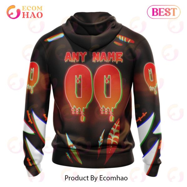 NHL San Jose Sharks Specialized Jersey For Halloween Night 3D Hoodie
