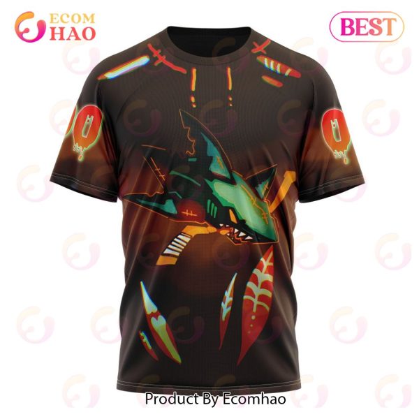 NHL San Jose Sharks Specialized Jersey For Halloween Night 3D Hoodie