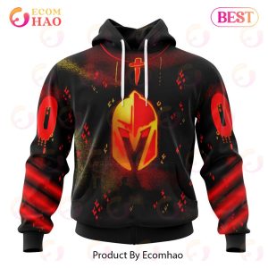 Vegas Golden KNight 3D Hoodies Specialized Jersey For Halloween Night 3D Hoodie