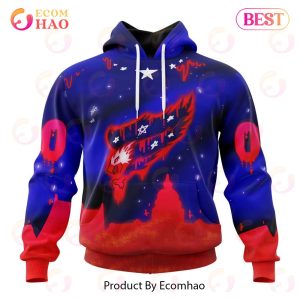 Washington Capitals Specialized Jersey For Halloween Night 3D Hoodie