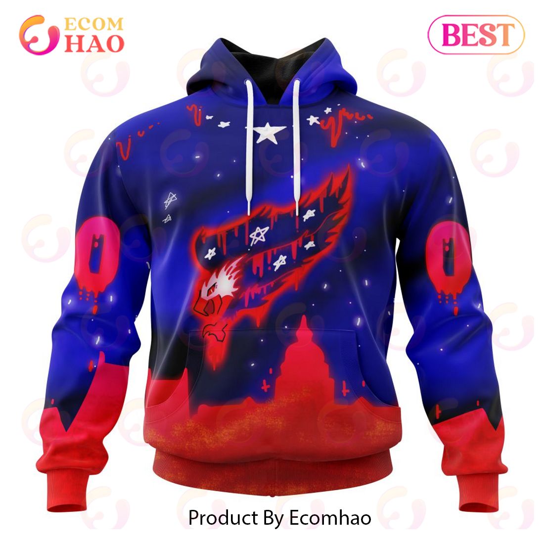 AFL Essendon Football Club Specialized Kits Samoa Fight Cancer 3D Hoodie