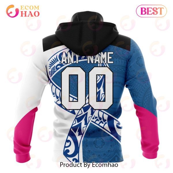 AFL Adelaide Football Club Specialized Kits Samoa Fight Cancer 3D Hoodie
