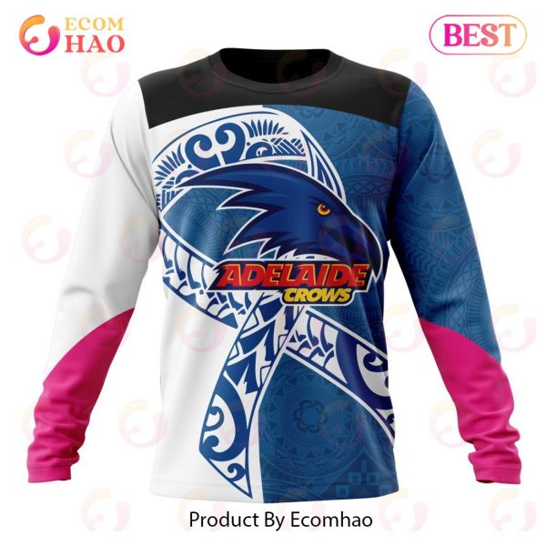 AFL Adelaide Football Club Specialized Kits Samoa Fight Cancer 3D Hoodie