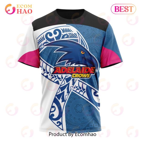 AFL Adelaide Football Club Specialized Kits Samoa Fight Cancer 3D Hoodie