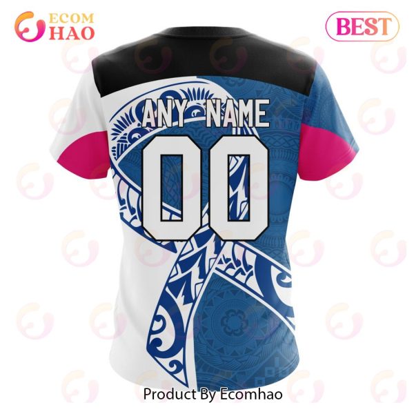 AFL Adelaide Football Club Specialized Kits Samoa Fight Cancer 3D Hoodie
