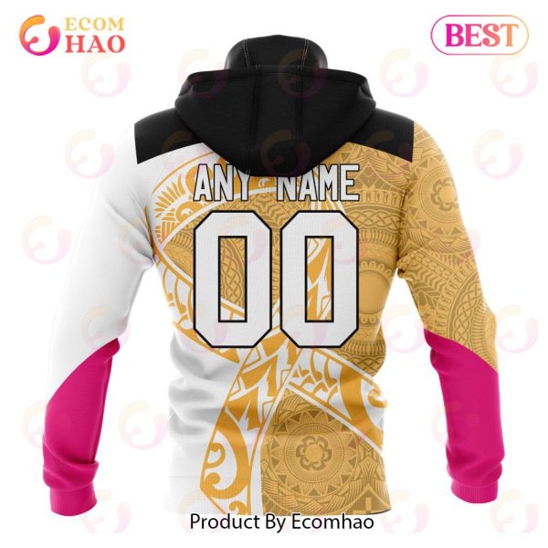 AFL Brisbane Lions Specialized Kits Samoa Fight Cancer 3D Hoodie