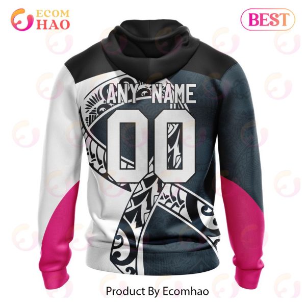 AFL Carlton Football Club Specialized Kits Samoa Fight Cancer 3D Hoodie