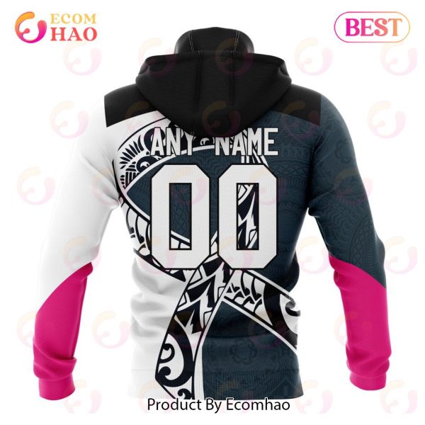 AFL Carlton Football Club Specialized Kits Samoa Fight Cancer 3D Hoodie