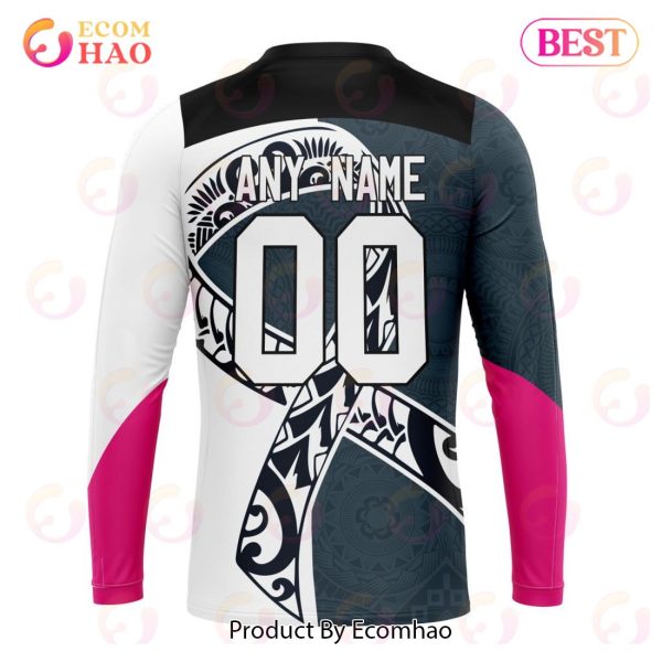 AFL Carlton Football Club Specialized Kits Samoa Fight Cancer 3D Hoodie