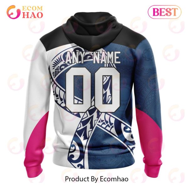 AFL Geelong Football Club Specialized Kits Samoa Fight Cancer 3D Hoodie