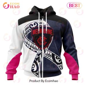AFL Melbourne Football Club Specialized Kits Samoa Fight Cancer 3D Hoodie