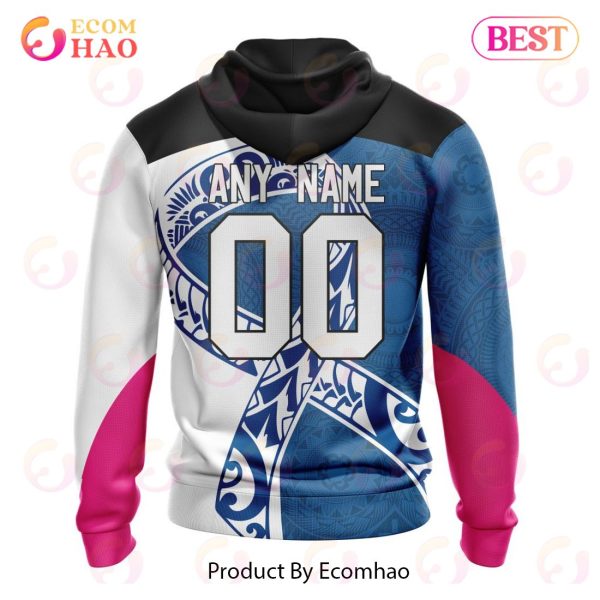 AFL West Coast Eagles Specialized Kits Samoa Fight Cancer 3D Hoodie