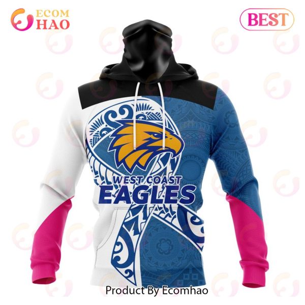 AFL West Coast Eagles Specialized Kits Samoa Fight Cancer 3D Hoodie