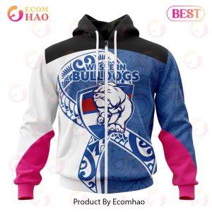 AFL Western Bulldogs Specialized Kits Samoa Fight Cancer 3D Hoodie