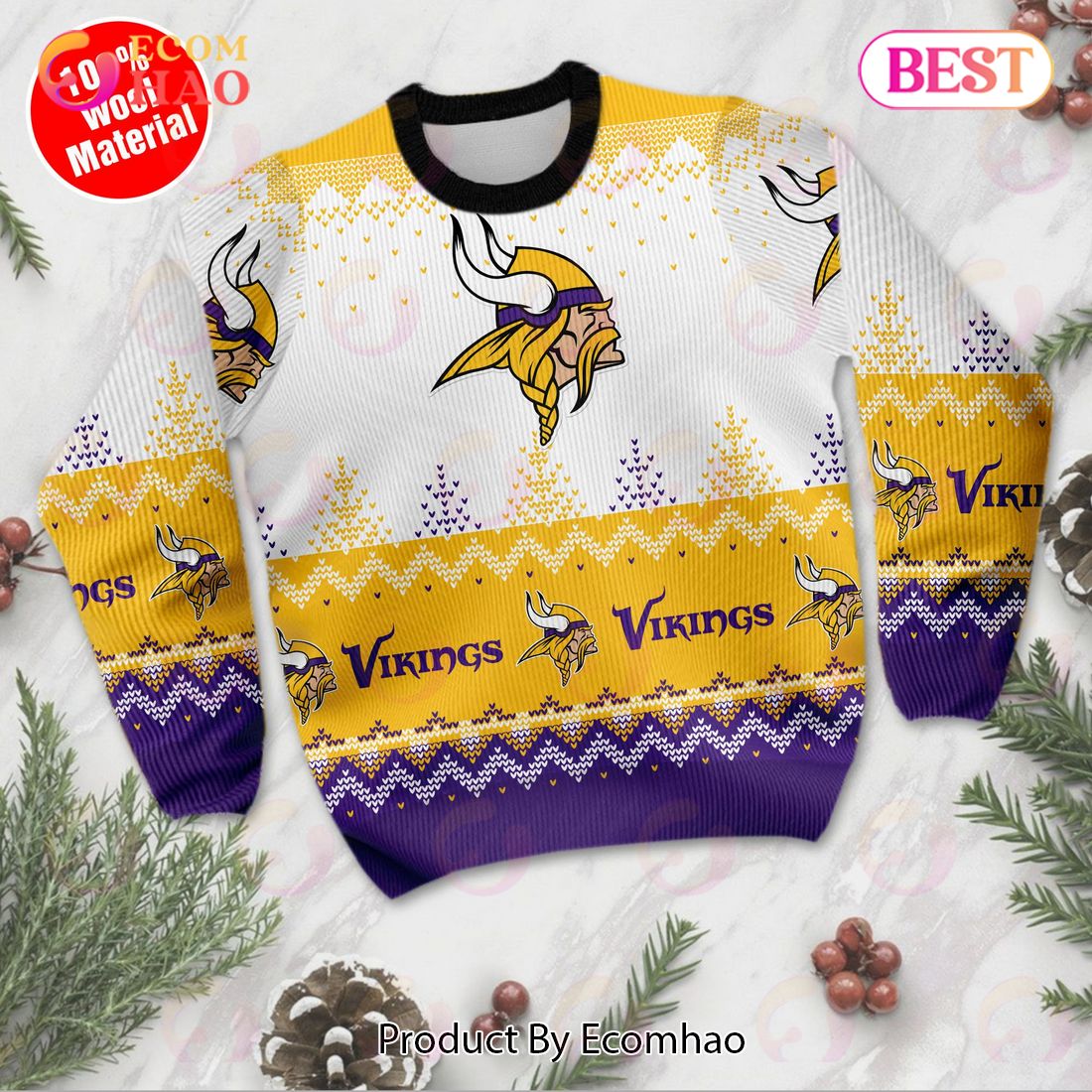 Minnesota Vikings Ugly Sweater