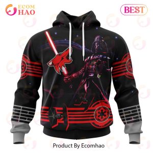 NHL Arizona Coyotes Specialized Starwar Darth Vader Version Jersey 3D Hoodie