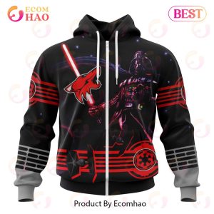 NHL Arizona Coyotes Specialized Starwar Darth Vader Version Jersey 3D Hoodie