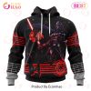 NHL Colorado Avalanche Specialized Starwar Darth Vader Version Jersey 3D Hoodie