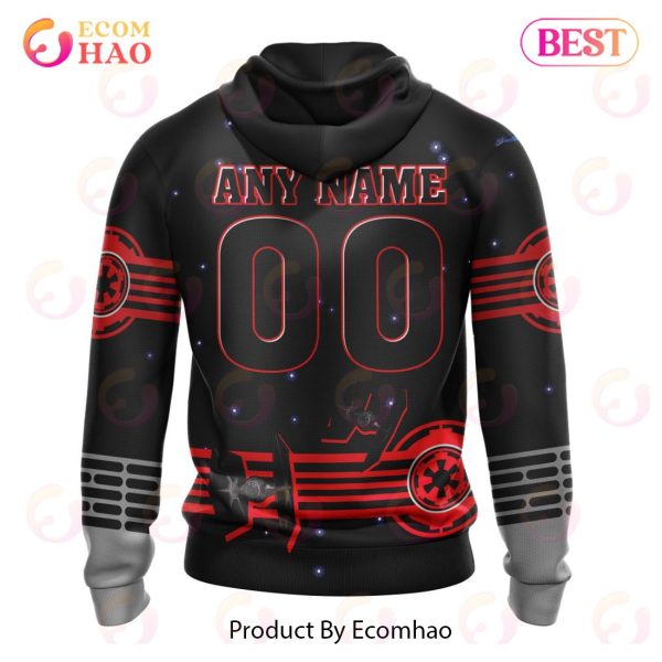 NHL Colorado Avalanche Specialized Starwar Darth Vader Version Jersey 3D Hoodie