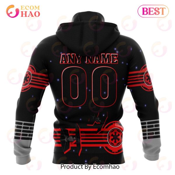 NHL Colorado Avalanche Specialized Starwar Darth Vader Version Jersey 3D Hoodie