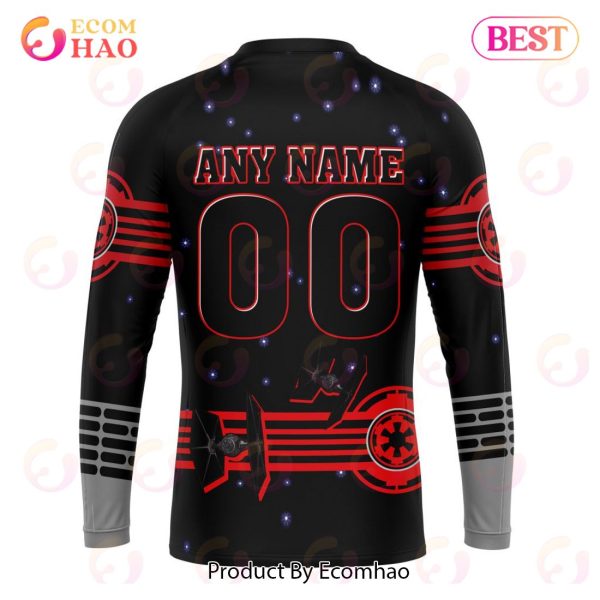 NHL Colorado Avalanche Specialized Starwar Darth Vader Version Jersey 3D Hoodie