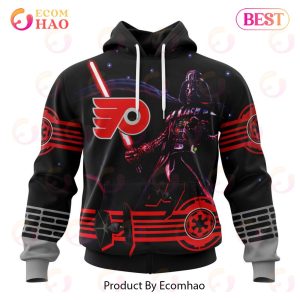 NHL Philadelphia Flyers Specialized Starwar Darth Vader Version Jersey 3D Hoodie