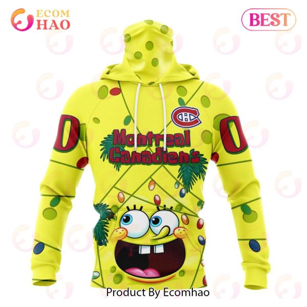 Montreal Canadiens Specialized With SpongeBob Concept 3D Hoodie