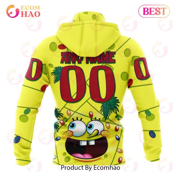 Montreal Canadiens Specialized With SpongeBob Concept 3D Hoodie