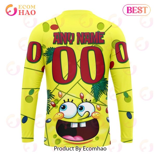 Montreal Canadiens Specialized With SpongeBob Concept 3D Hoodie