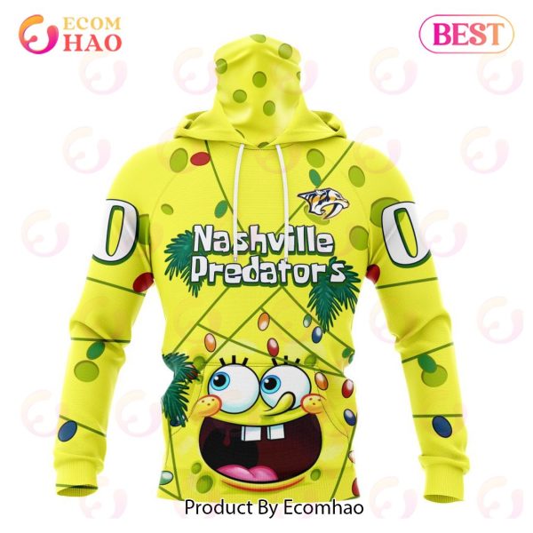 Nashville Predators Specialized With SpongeBob Concept 3D Hoodie