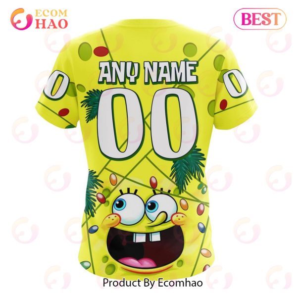 Nashville Predators Specialized With SpongeBob Concept 3D Hoodie