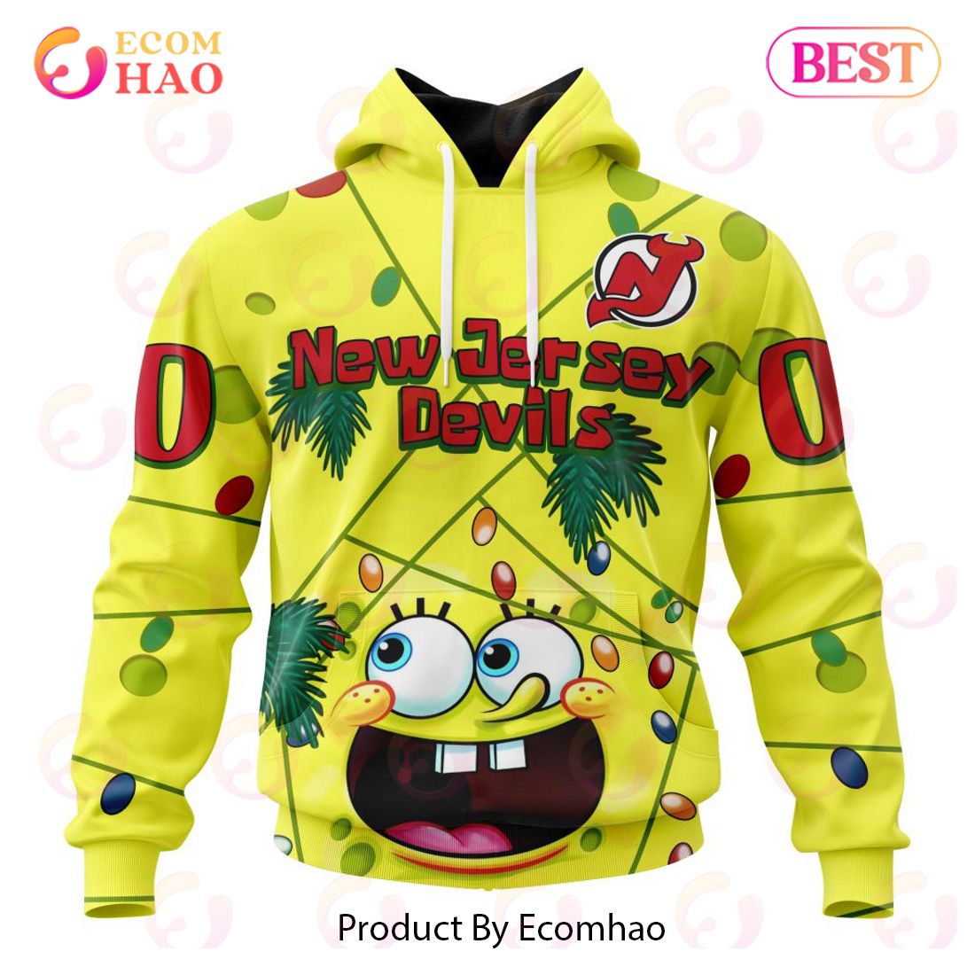 New Devils Specialized With SpongeBob Concept 3D Hoodie