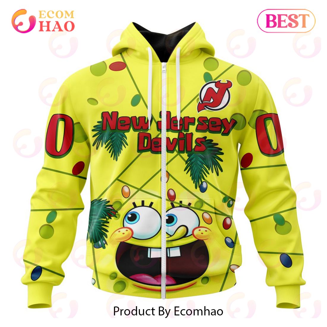 New Devils Specialized With SpongeBob Concept 3D Hoodie