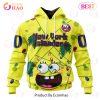 New York Rangers Specialized With SpongeBob Concept 3D Hoodie New York Rangers Specialized With SpongeBob Concept 3D Hoodie