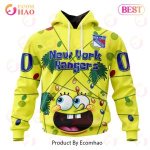 New York Rangers Specialized With SpongeBob Concept 3D Hoodie