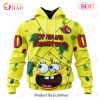 New York Rangers Specialized With SpongeBob Concept 3D Hoodie New York Rangers Specialized With SpongeBob Concept 3D Hoodie