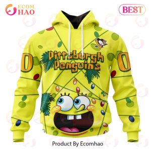 Pittsburgh Penguins Specialized With SpongeBob Concept 3D Hoodie