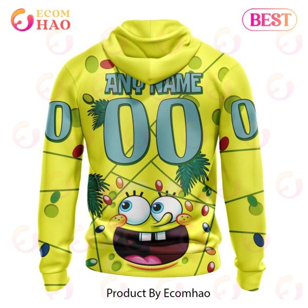 Seattle Kraken Specialized With SpongeBob Concept 3D Hoodie