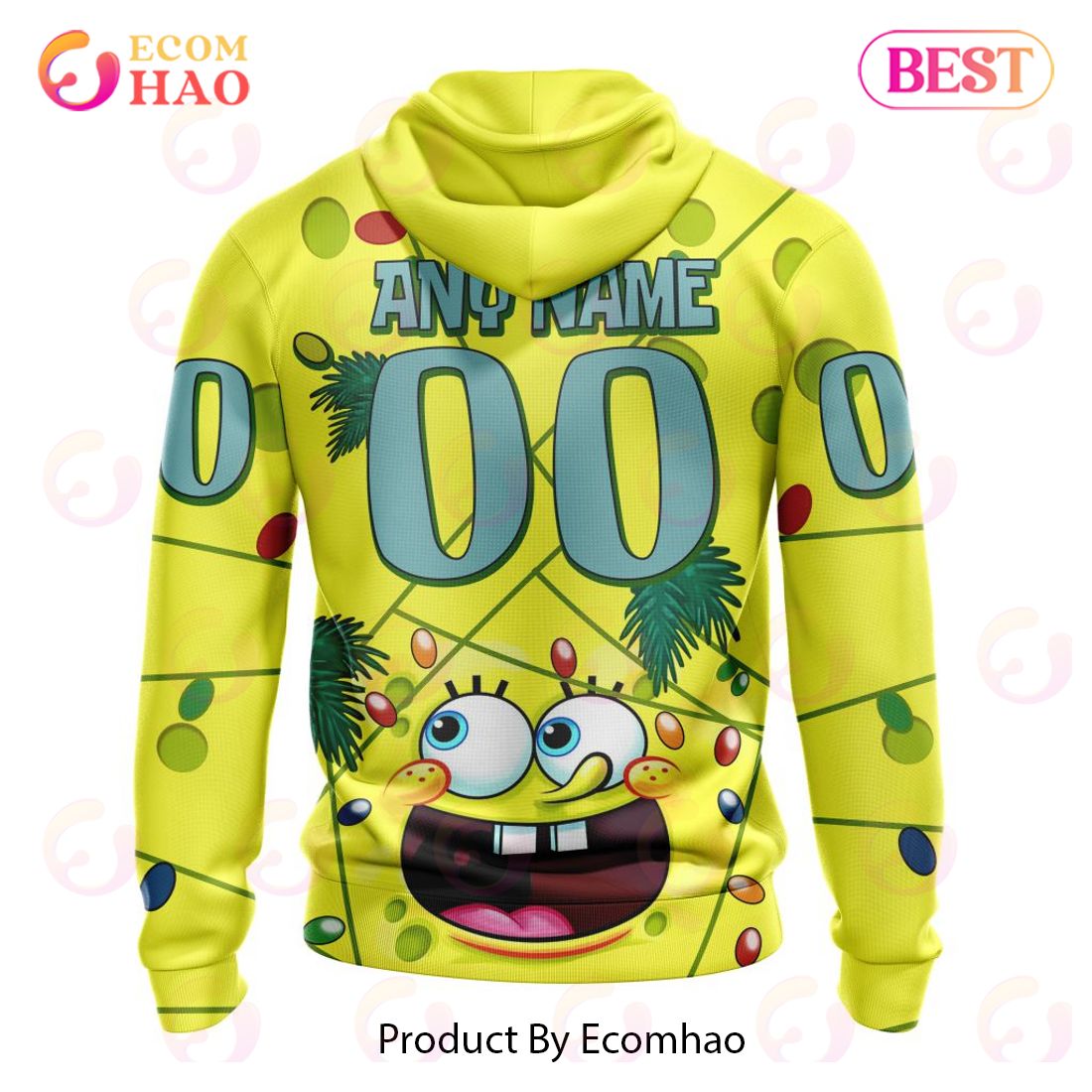 Custom Youth Seattle Kraken Shirt 3D Spongebob Gift - Personalized