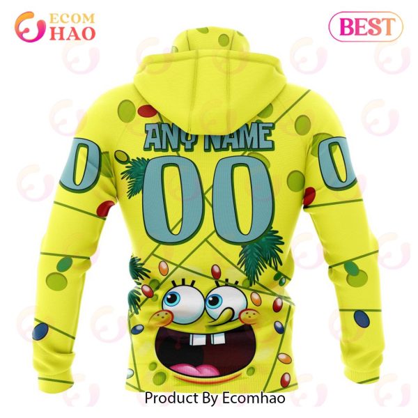 Seattle Kraken Specialized With SpongeBob Concept 3D Hoodie