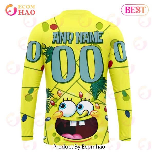 Seattle Kraken Specialized With SpongeBob Concept 3D Hoodie