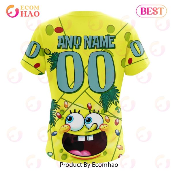 Seattle Kraken Specialized With SpongeBob Concept 3D Hoodie