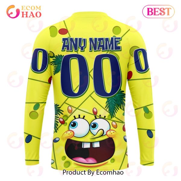Tampa Bay Lightning Specialized With SpongeBob Concept 3D Hoodie
