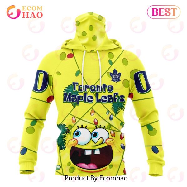 Toronto Maple Leafs Specialized With SpongeBob Concept 3D Hoodie