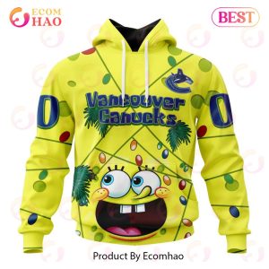 Vancouver Canucks Specialized With SpongeBob Concept 3D Hoodie