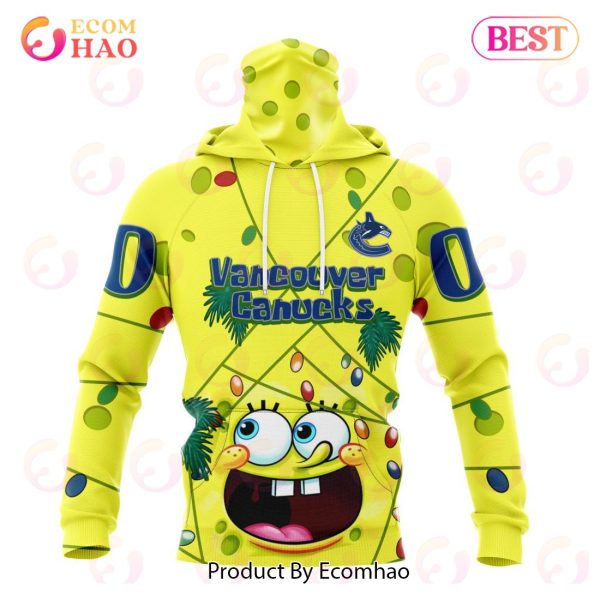 Vancouver Canucks Specialized With SpongeBob Concept 3D Hoodie
